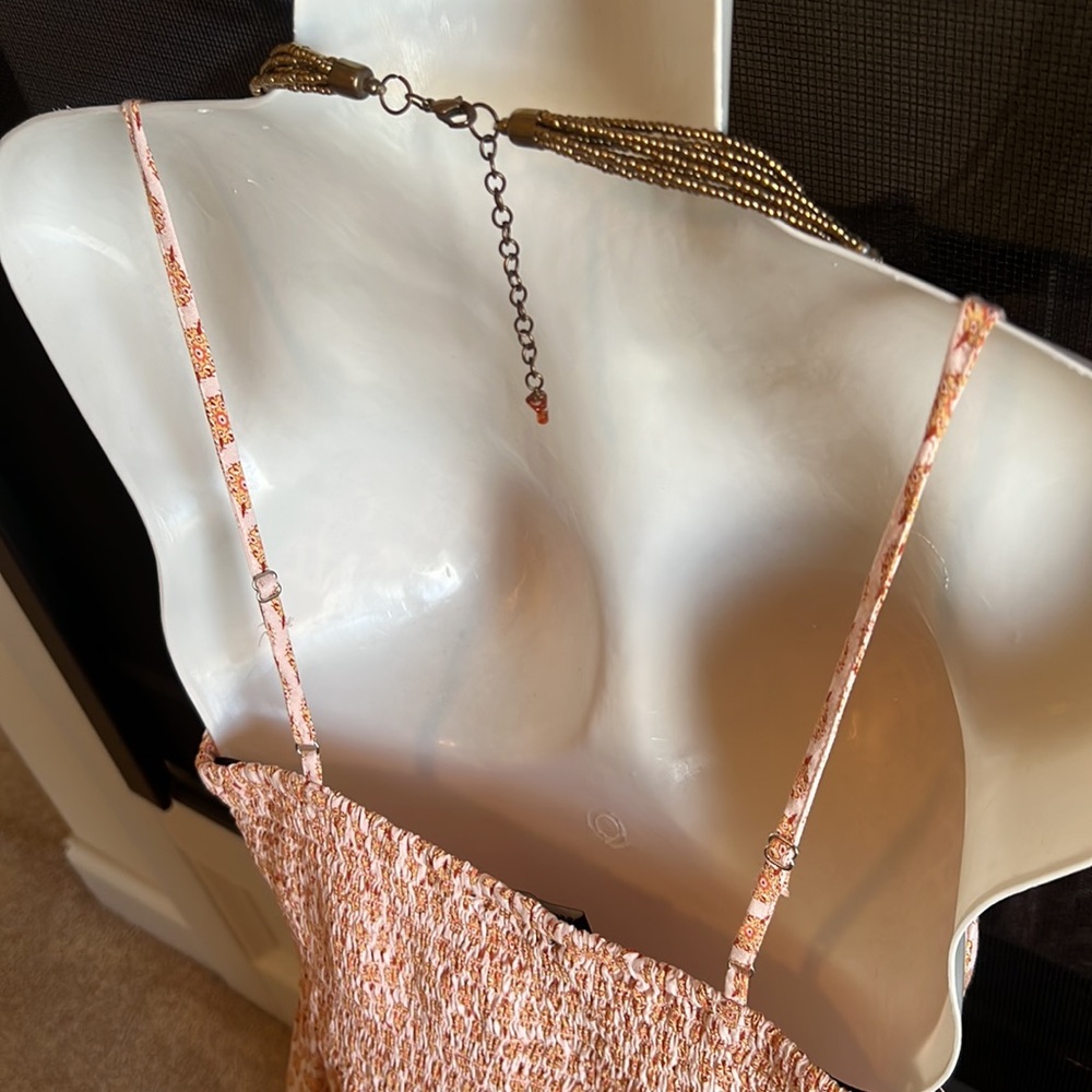 Spaghetti Strap summer maxi dress M - Picture 6 of 7